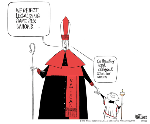 even the holy see .....
